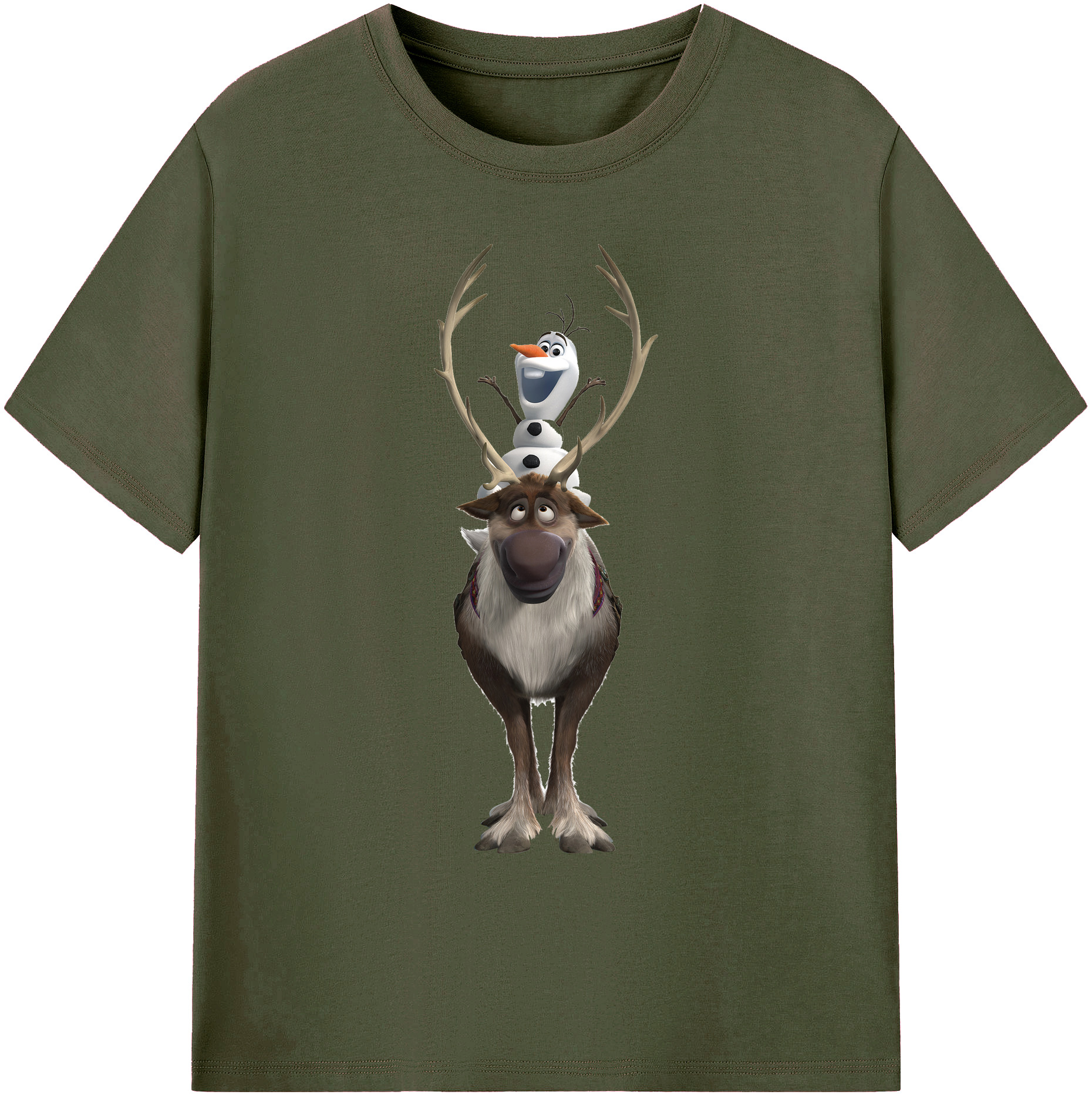 （画像用） アナと雪の女王 アンナ エルサ Frozen Anna Elsa 綿100％ メンズ半袖Tシャツ｜肌触りやわらか＆通気性